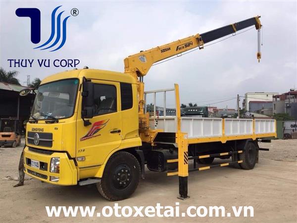 Xe tải dongfeng B170 gắn cẩu soosan 5 tấn 6 đốt SCS524